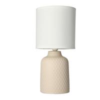 Stolna Svjetiljka 41-79879 - bijela/bež, Konvencionalno, tekstil/plastika (15/15/32cm)