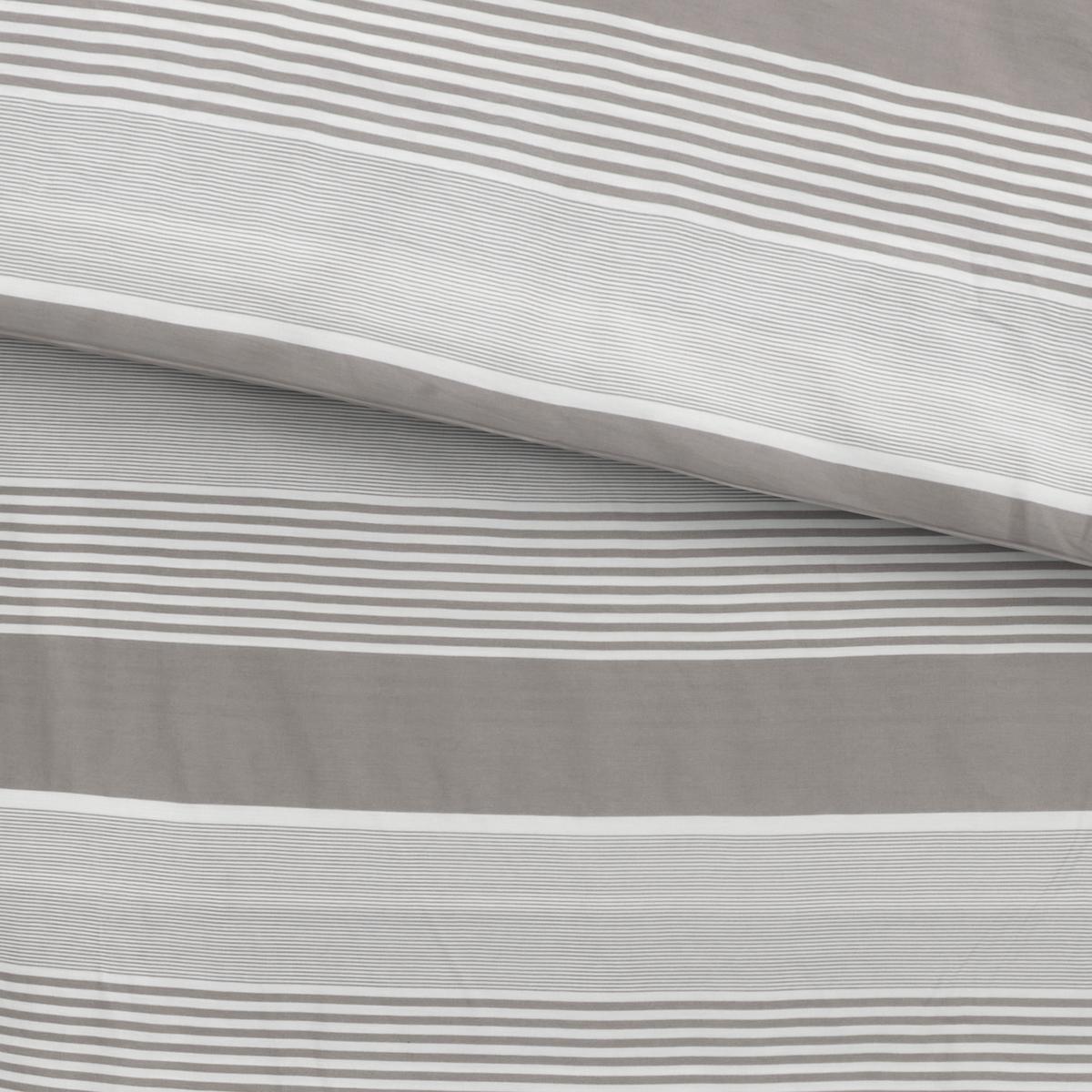 Bettwäsche Bio-Lisa in Grau ca. 135x200cm - Silberfarben, MODERN, Textil (135/200cm) - ecoTree