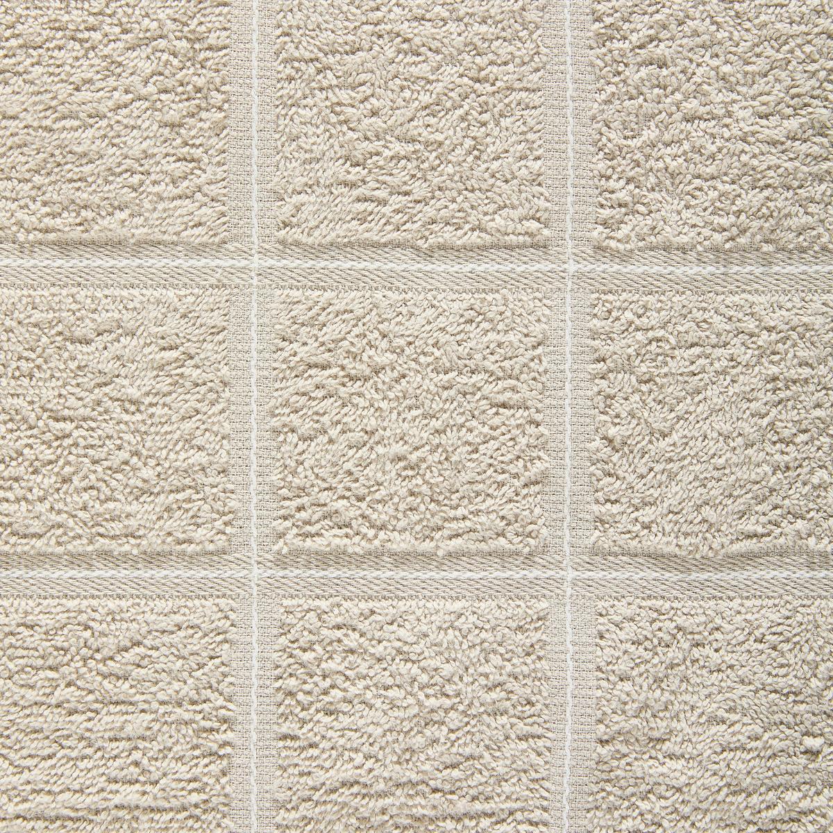 ZESTAW RĘCZNIKÓW FROTTE CHECK - greige, tkanina - Esposa