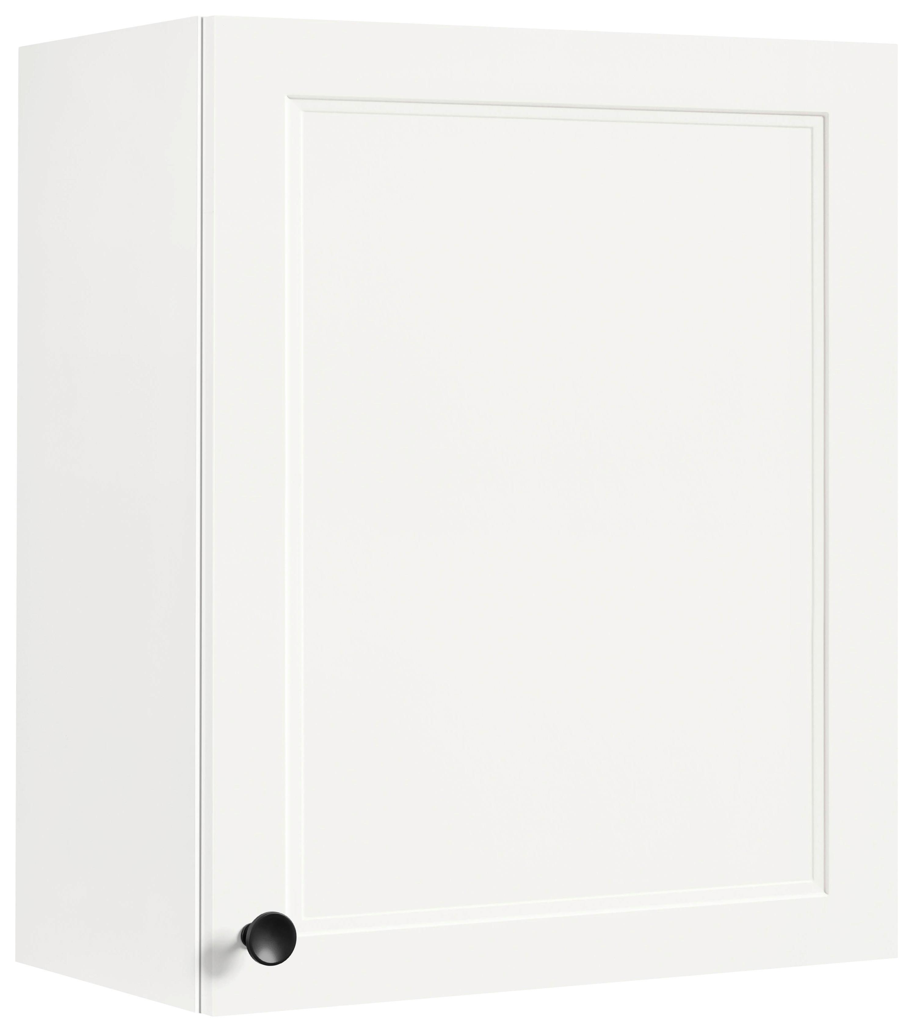 Küchenoberschrank Cascada Weiß - Schwarz/Weiß, MODERN, Holzwerkstoff/Metall (60/72/35cm) - Nobilia
