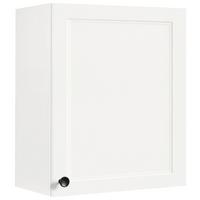 Küchenoberschrank Cascada Weiß - Schwarz/Weiß, MODERN, Holzwerkstoff/Metall (60/72/35cm) - Nobilia