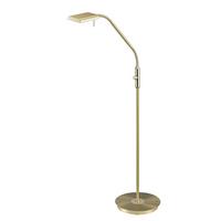 LED-Stehleuchte Bergamo in Messingfarben max. 12 Watt - Messingfarben, Design, Kunststoff/Metall (135cm) - Trio Leuchten