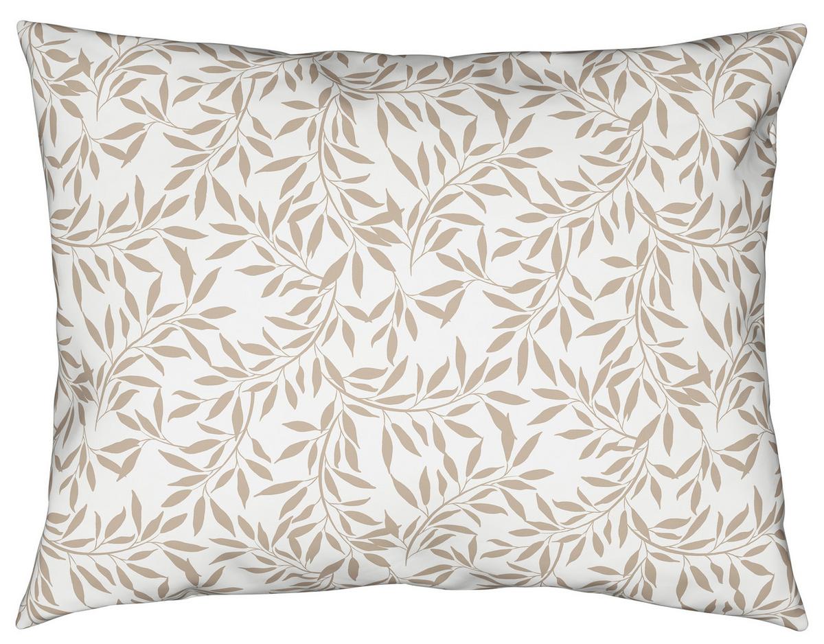 BETTWÄSCHESET TIFFANY - Taupe/Weiss, Konventionell, Textil (160/210cm) - Modern Living