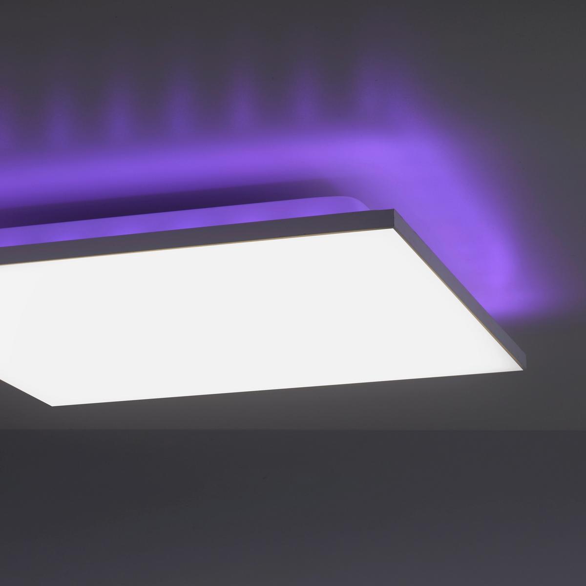 LED-Deckenleuchte Gustav 29 Watt - Weiß, Design, Kunststoff/Metall (45/45/7cm)