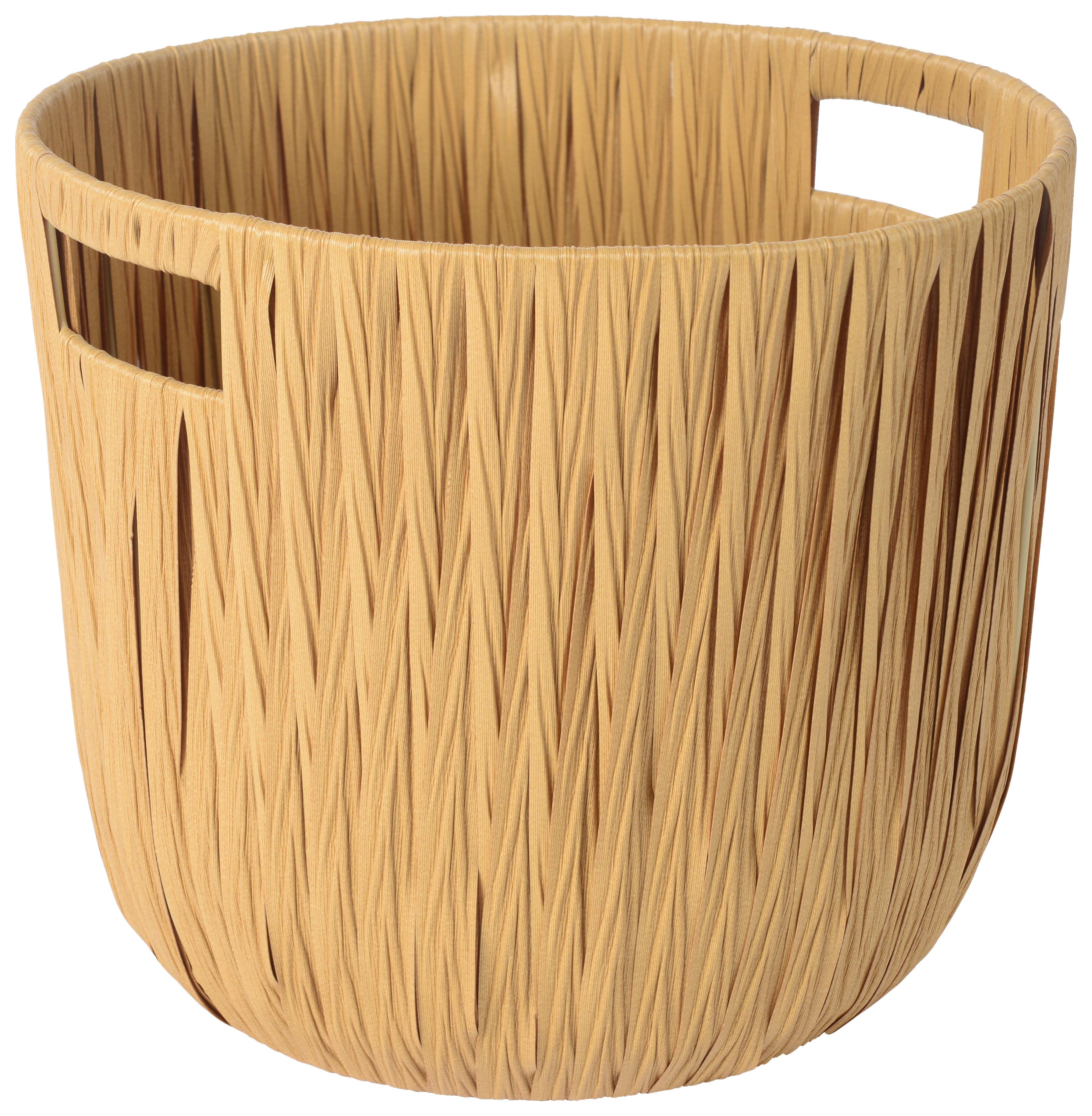 Kosár Finn - L - homokszínű, műanyag/fém (30/26cm) - Mömax