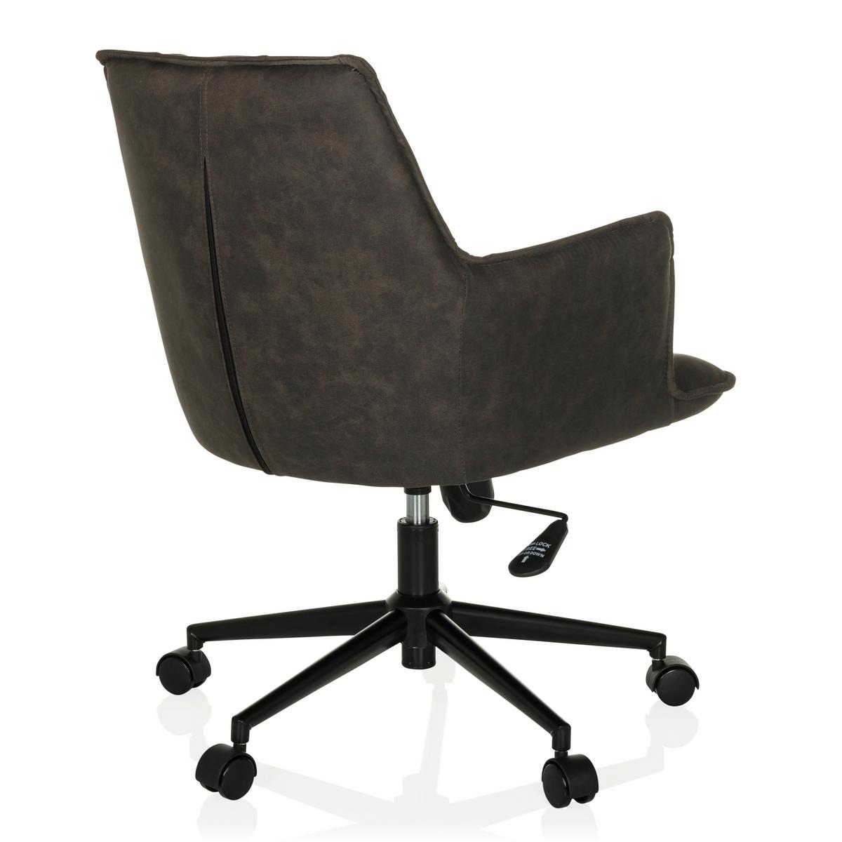 Vrtljivi Stol Solao Life, Temno Zelena - temno siva/črna, Moderno, kovina/umetna masa (54/85/70cm) - MID.YOU