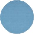 Teppich Eton 2 in Blau D. 90cm - Hellblau, LIFESTYLE, Textil (90cm) - MÖMAX modern living