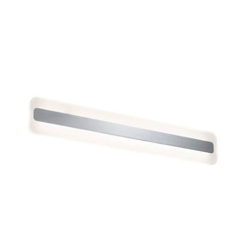 LED-Deckenleuchte Lukida in Weiß/Chromfarben max. 9 W - Chromfarben/Weiß, Basics, Metall (60/10cm) - Paulmann