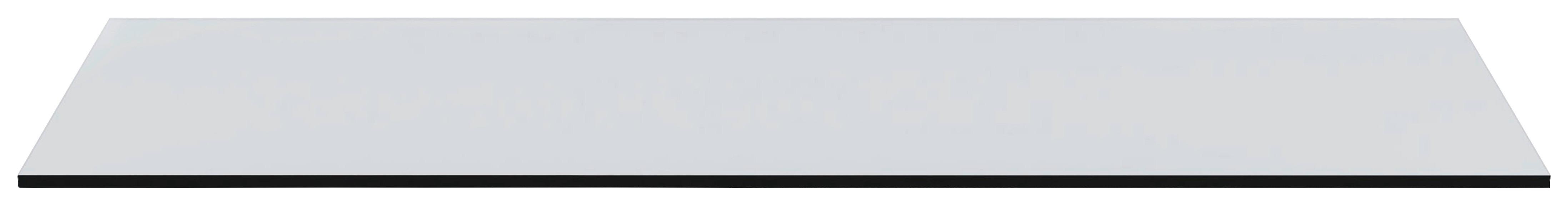 Einlegeplatte Unit in Weiss - Modern, Glas (86,7/35,4/0,6cm) - Based