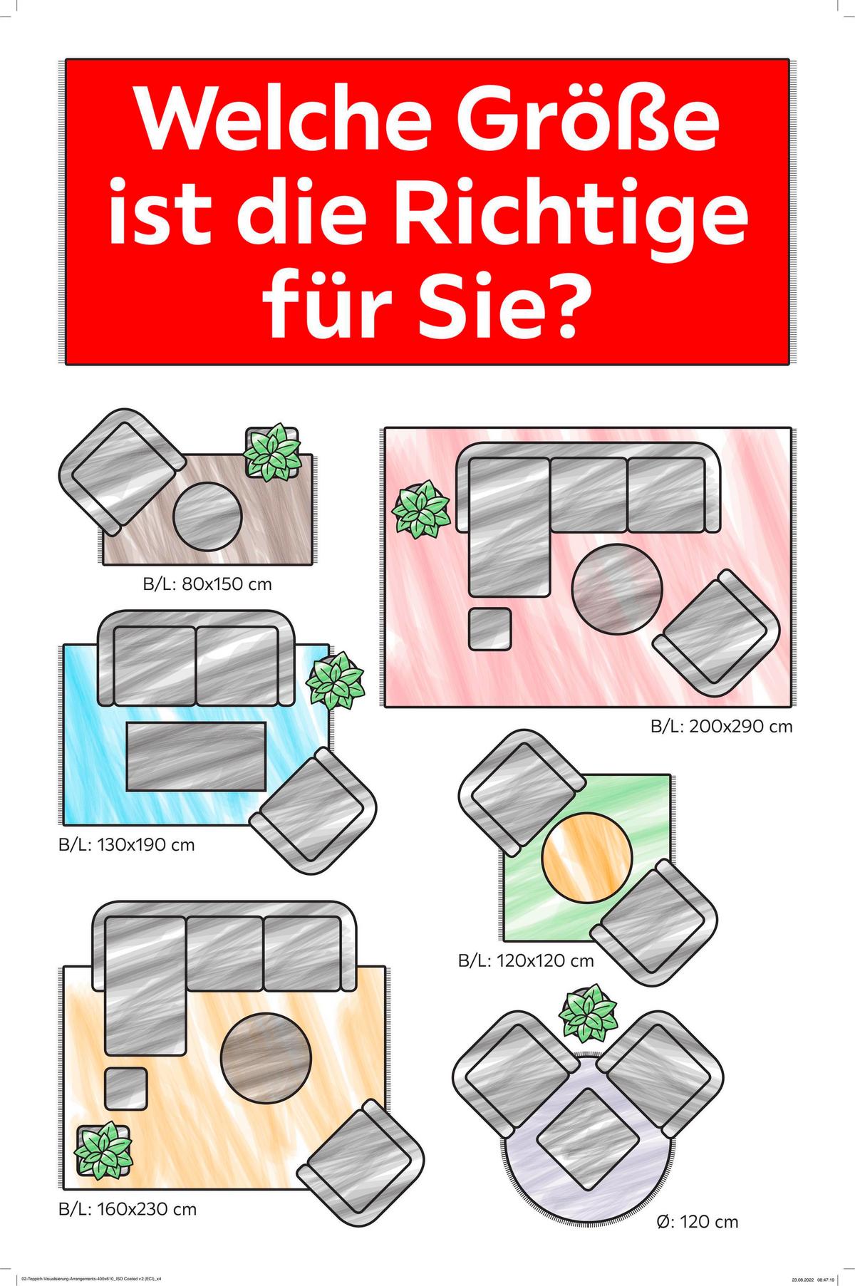 Outdoorteppich Trenzado Creme Ø ca. 200cm - Multicolor/Creme, Design, Kunststoff (200cm) - Hanse Home