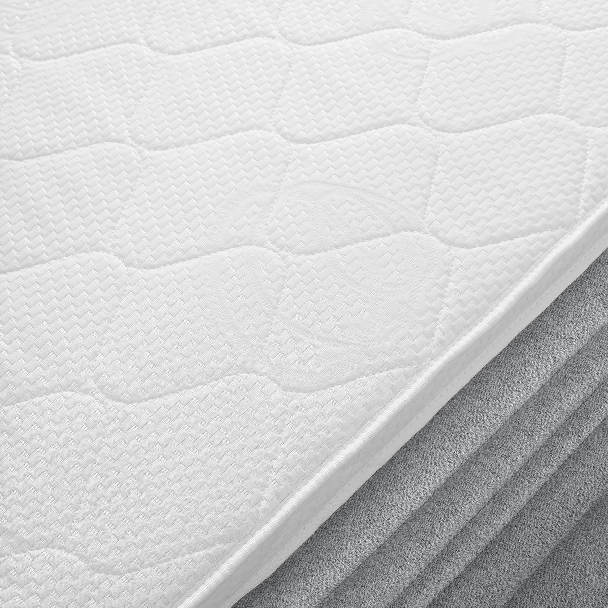 Boxspringbett Luzern Grau ca. 180x200cm - Schwarz/Grau, KONVENTIONELL, Kunststoff/Textil (180/200cm) - Premium Living