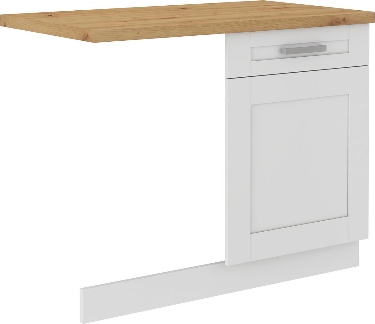 Blenda Perilice Posuđa Luisa Tgv/i60-110 - bijela, Romantično / ladanjski, drvni materijal (60/85/60cm) - Based