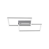 LED-Deckenleuchte Iven max. 35 Watt - Nickelfarben, Design, Kunststoff/Metall (50,4/42/7cm)