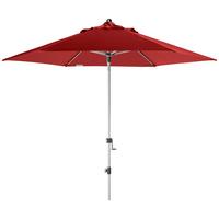 Sonnenschirm Expert Auto Tilt 280 Bordeaux/Silberfarben - Bordeaux/Silberfarben, Basics, Textil/Metall (280/280cm) - Doppler