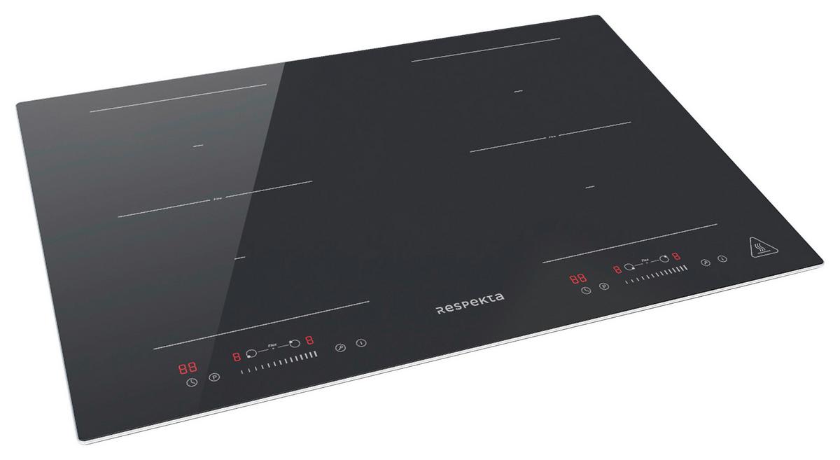 Backofenset Adrian Induktion autark 3.250 Watt Schwarz - Schwarz, Basics, Glas/Metall (59,5/59,5/57,5cm) - Respekta