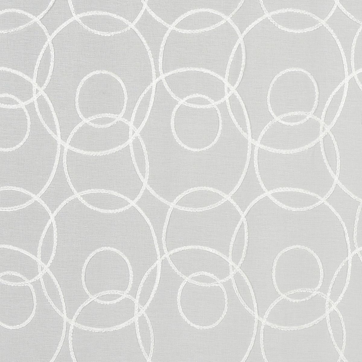 Rideau Circle ca. 135/245cm - Weiss, Konventionell, Textil (135/245cm) - Modern Living