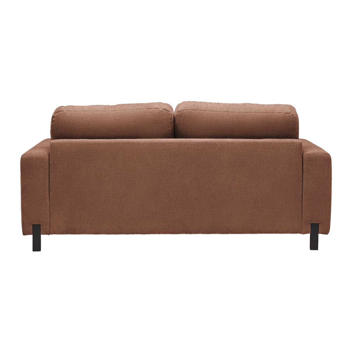 2-Sitzer-Sofa Piega Rosa - Schwarz/Rosa, MODERN, Textil/Metall (189/66-87/96cm) - Mömax