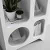 HYLLA SETTO -STUDIO- - vit, Romantik / Lanthus, trämaterial (75/175/31cm) - Premium Living
