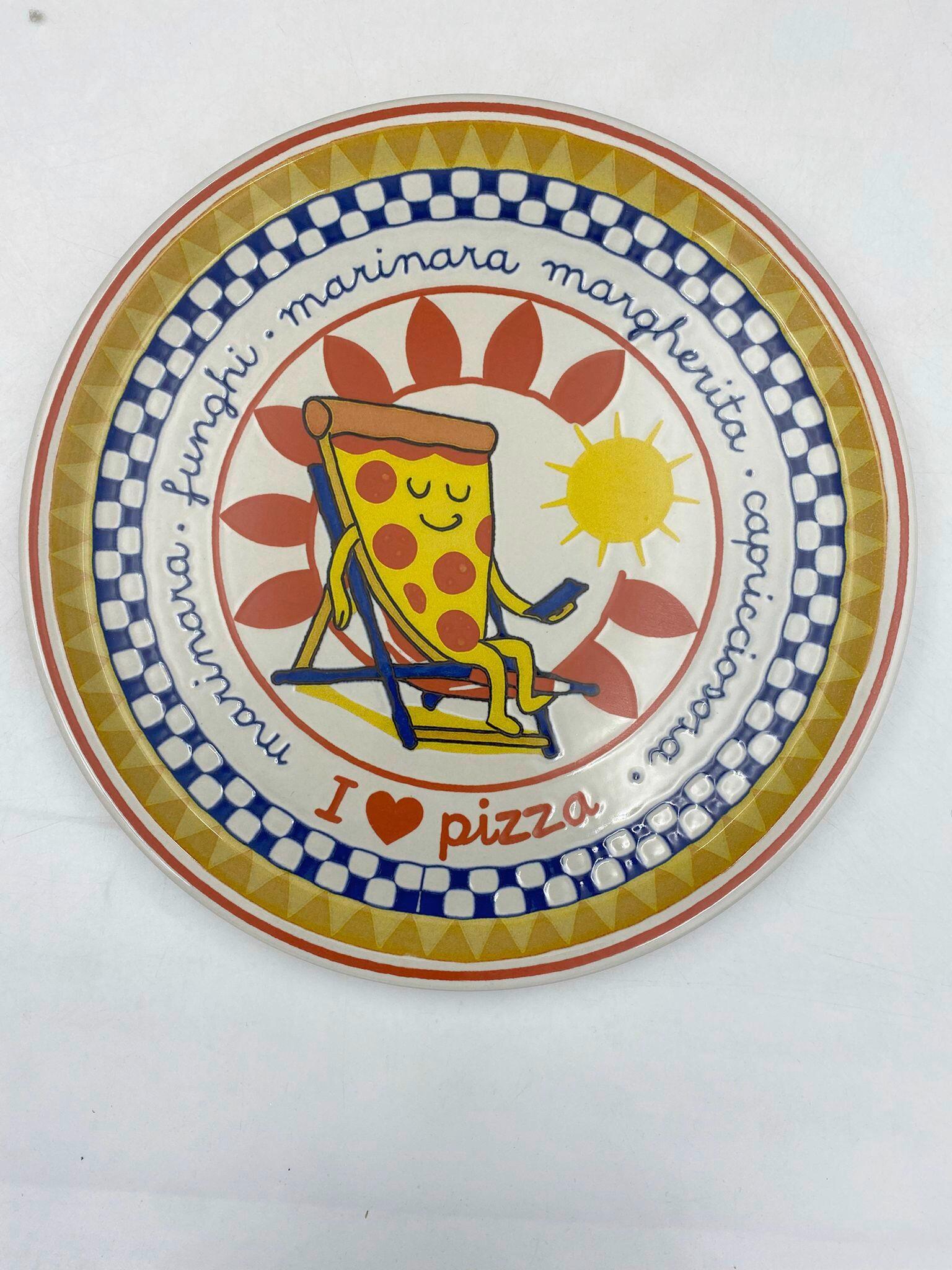 Pizzatányér Italy - többszínű, Konventionell, kerámia (30/2,15cm) - Mömax