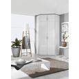 Kotna Omara Celle - aluminij, Moderno, umetna masa/leseni material (117/197/117cm) - Premium Living