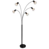 Podna Svjetiljka Priska - crna, Basics, metal (74/80/204cm) - Globo