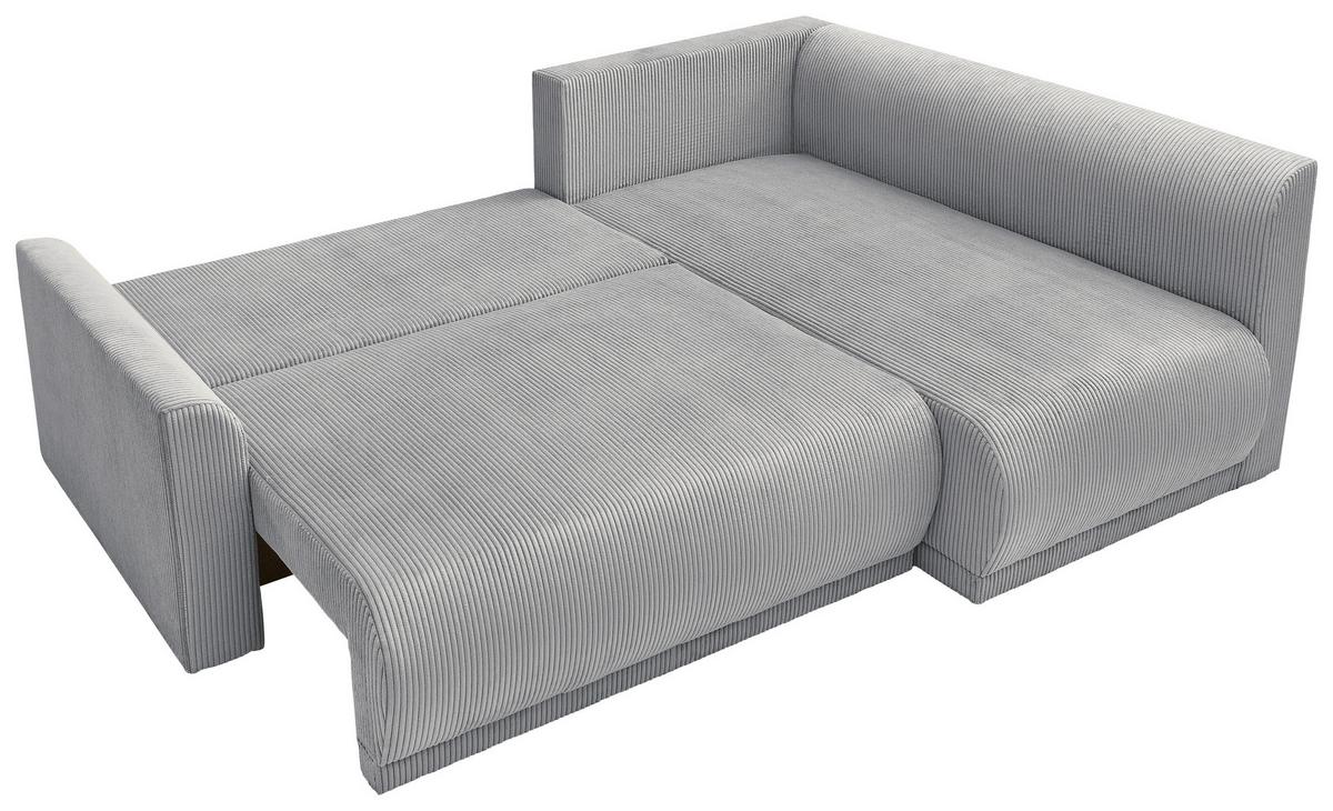 Coltar KIM - gri, Modern, lemn/textil (233/160cm) - Modern Living
