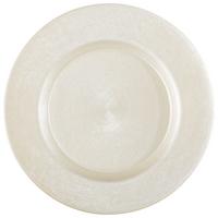 PODTALERZ 353432C - biały, Trend, szkło (32,5cm) - Novel