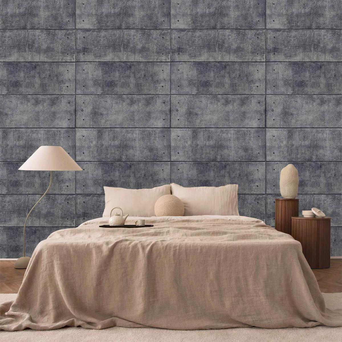 Fototapeta Grey Fortress, 250x175cm - temno siva/svetlo siva, Trendi, tekstil (250/175cm) - artgeist