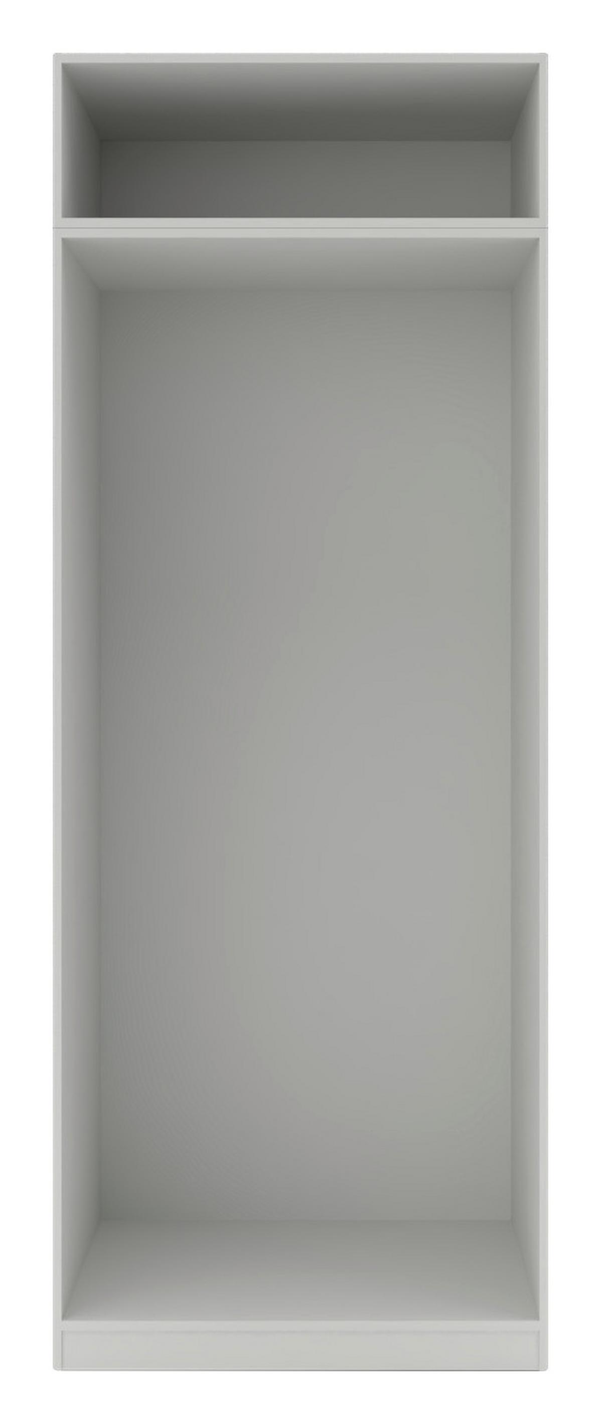 Kleiderschrankkorpus "UNIT" in Weiß - Weiß, MODERN, Holzwerkstoff (91,1/242,2/56,5cm) - Based