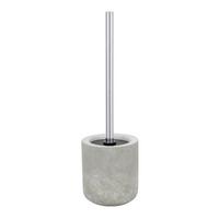 KOMPLET DO WC LONDA - jasnoszary/szary, Konventionell, tworzywo sztuczne/ceramika (11,5/38/11,5cm) - Schöner Wohnen