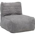 Sitzsack in Grau - Grau, Textil (120/90/90cm) - MODERN LIVING