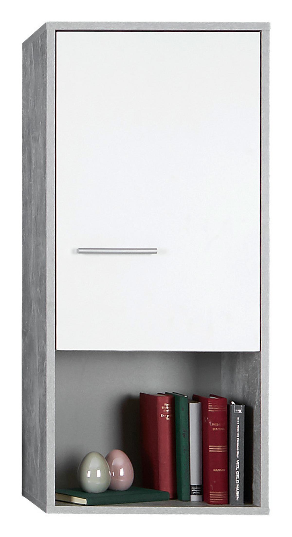 Mobilier camera de zi Aran - gri deschis/alb, Modern, material pe bază de lemn (221/183,5/40cm) - Best Price