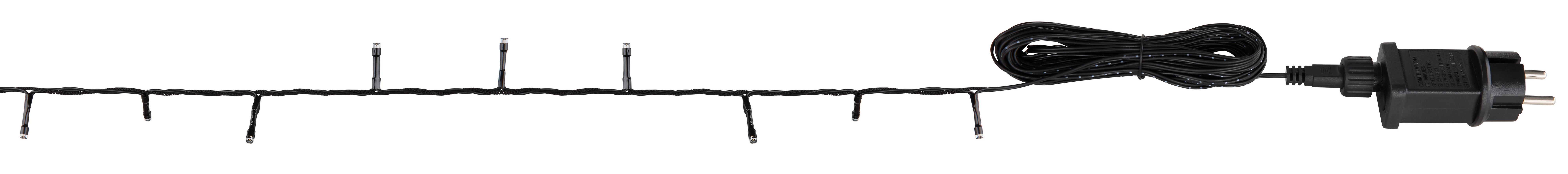 Lichterkette 2982 max. 0,06 Watt - Klar/Schwarz, Basics, Kunststoff/Metall (300cm) - Globo