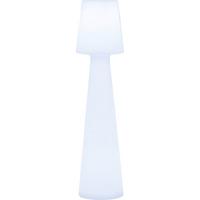 ZEWNĘTRZNA LAMPA STOJĄCA LOLA 110 LUMLL110OFNW - biały/przezroczysty, Konventionell, tworzywo sztuczne (26,5/110cm) - Newgarden