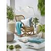 KORG LAUREN - S - vit, Romantik / Lanthus, plast/naturmaterial (26/44cm) - Zandiara