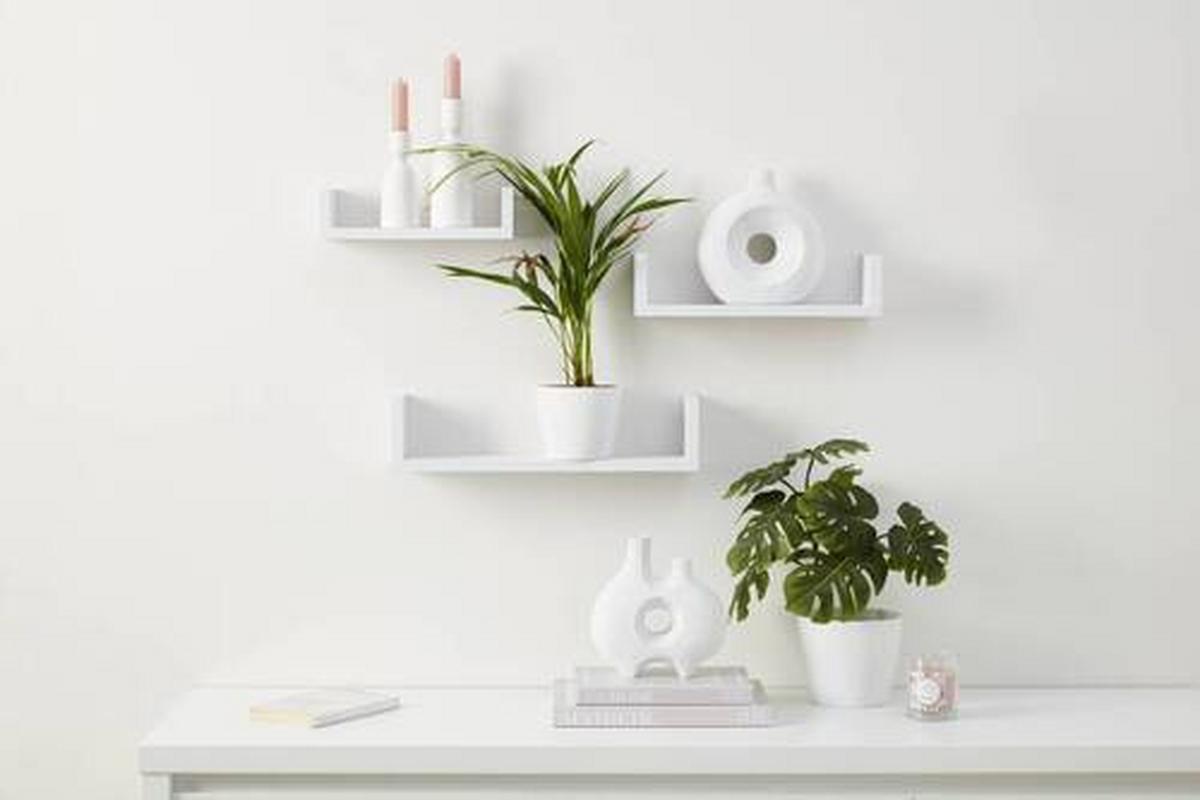 Wandboardset U-Bord in Weiss - Weiss, Modern (42/10/10cm) - Mömax