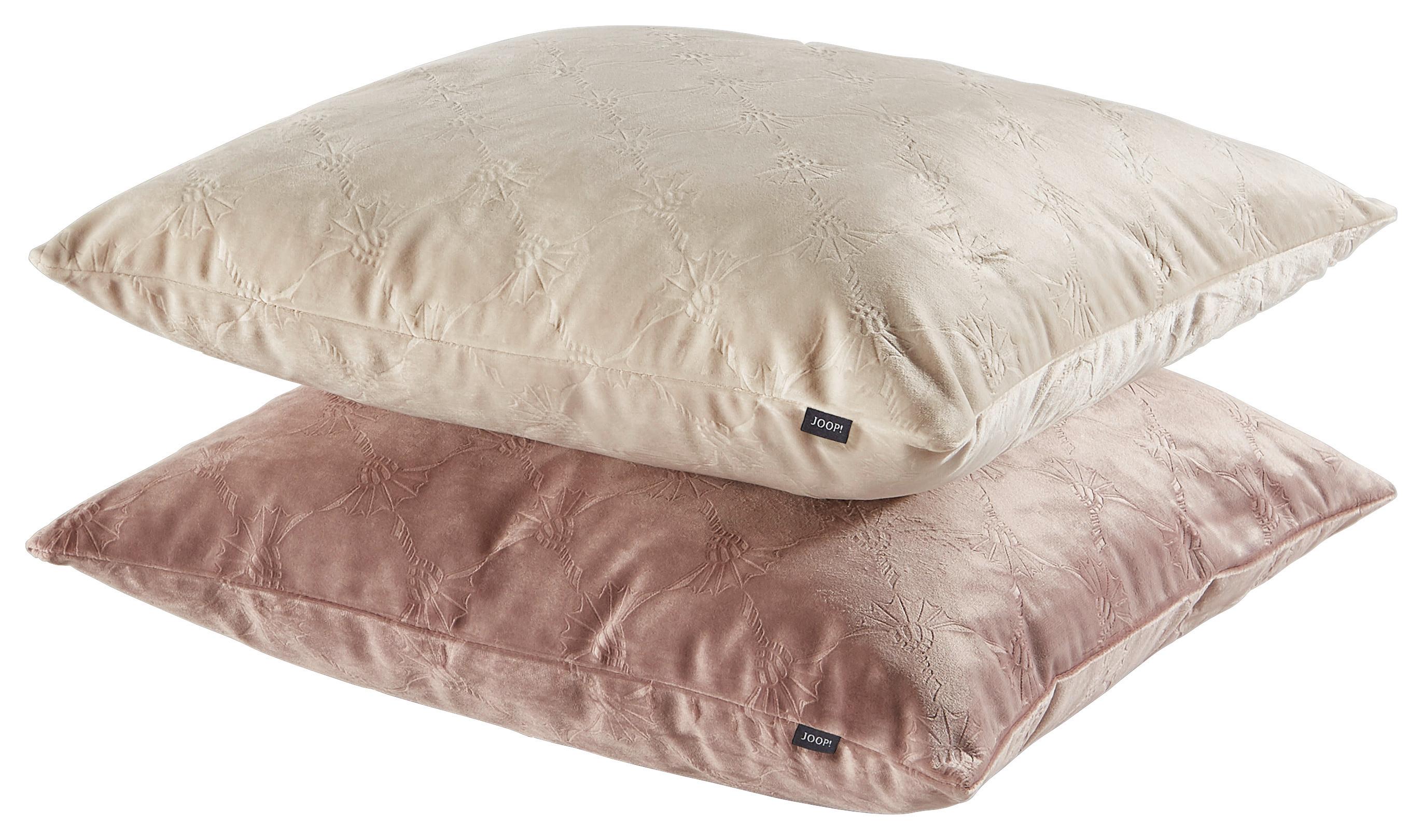 POSZEWKA NA PODUSZKĘ J-IMPRESS - kolor naturalny, Konventionell, tkanina (45/45cm) - Joop!