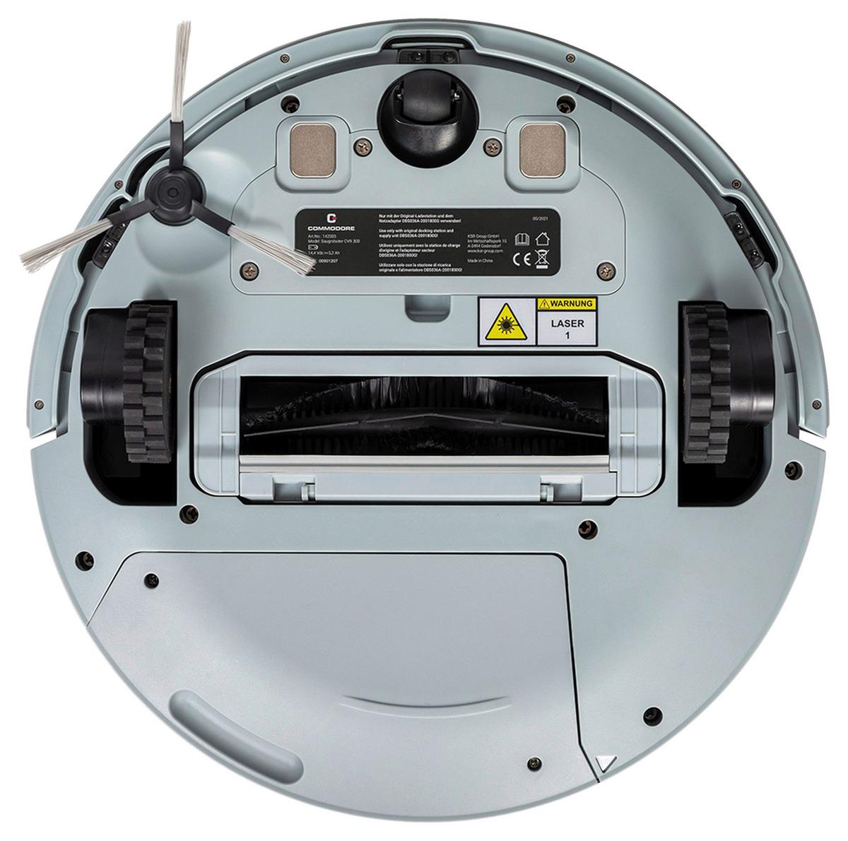 ROBOT ODKURZAJĄCY COMMODORE CVR 300 - Konventionell, tworzywo sztuczne/metal (35/9,4cm) - Atrigo
