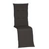 Relaxsesselauflage Trier ca.170x46x8cm Dunkelgrau - Dunkelgrau, Basics, Textil (170/46/8cm) - Gardenson