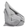Sitzsack Capri Hellgrau Cord - Hellgrau, MODERN, Textil (45/50/80cm)