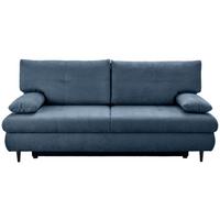 Trosjed Na Razvlačenje Virgo - plava/crna, Konvencionalno, tekstil/drvo (212/97/105cm) - Modern Living