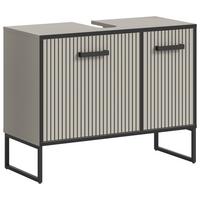 Element Ispod Umivaonika Bagno - kašmir/crna, Moderno, drvni materijal/metal (80/63/36cm) - MID.YOU