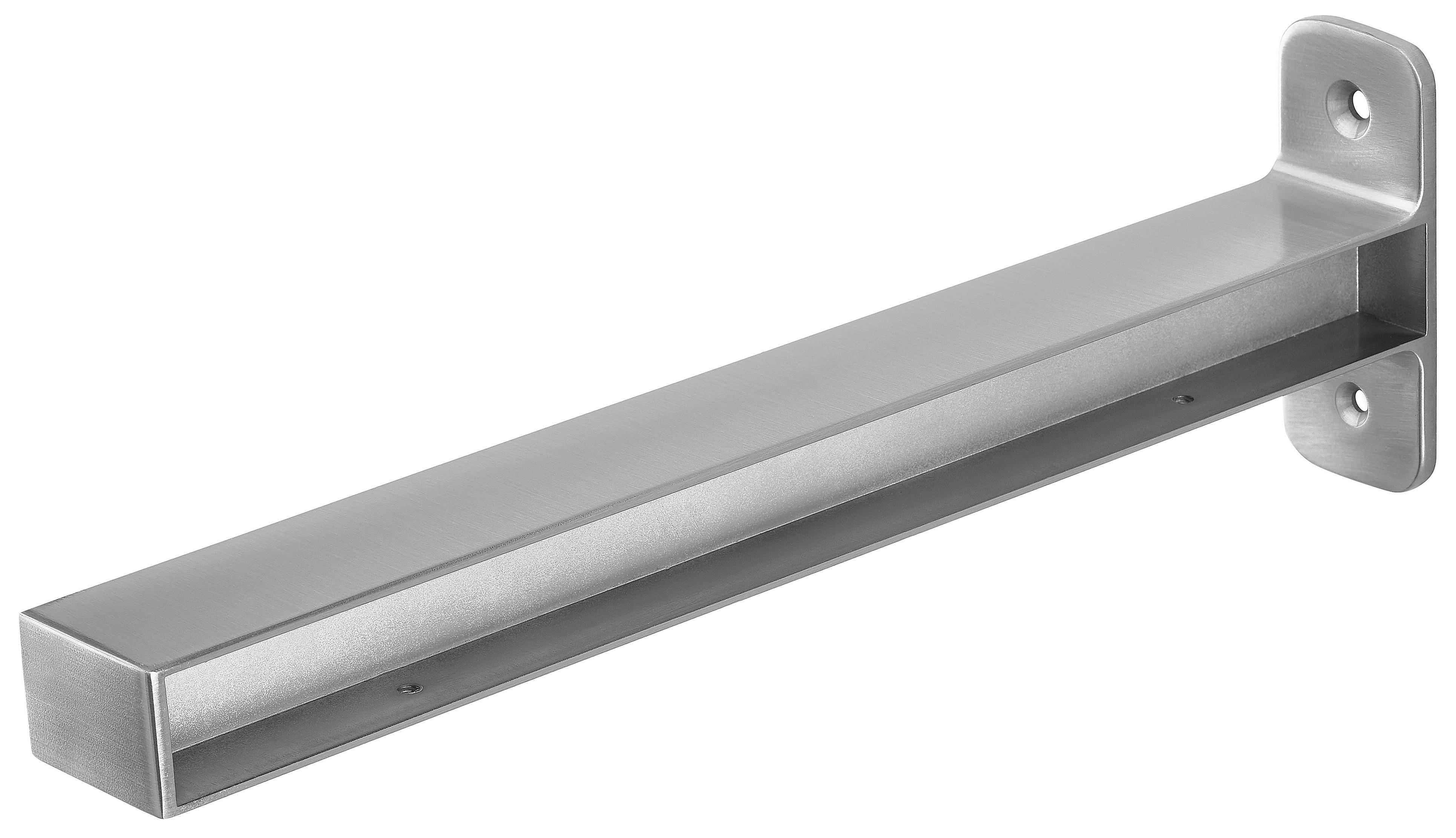 VÄGGHÅLLARE LENTINI II -SB- - aluminiumfärg, Modern, metall (3,2/8/25,5cm) - Mömax