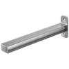 VÄGGHÅLLARE LENTINI II -SB- - aluminiumfärg, Modern, metall (3,2/8/25,5cm) - Mömax