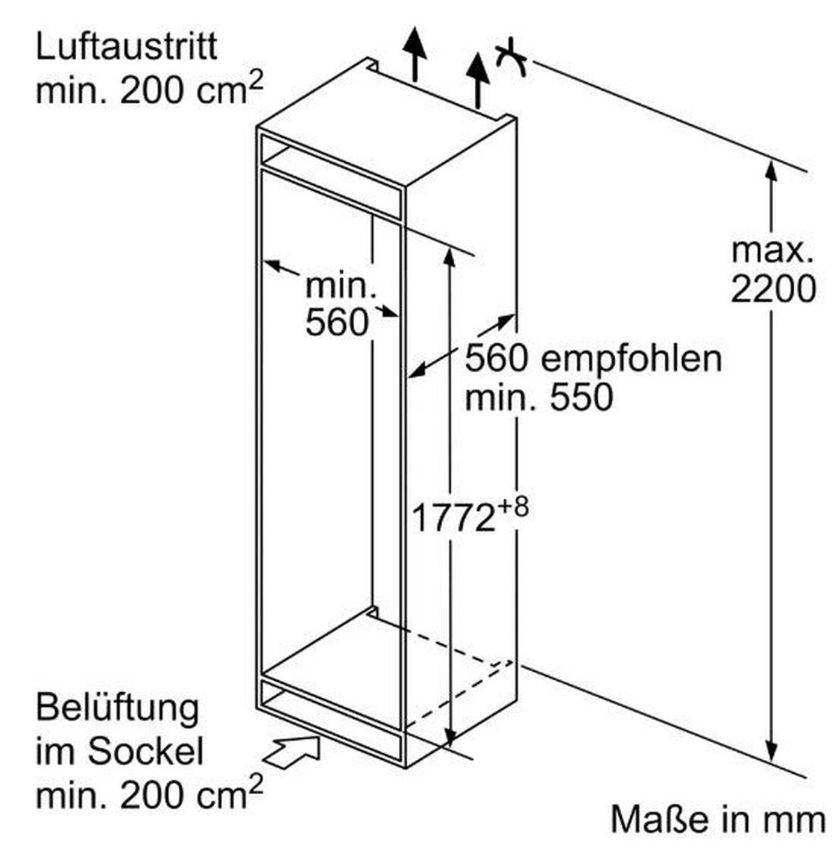 Kühl-Gefrier-Kombination KI86NVSE0 - Weiß, MODERN (54,1/177,2/54,8cm) - Siemens