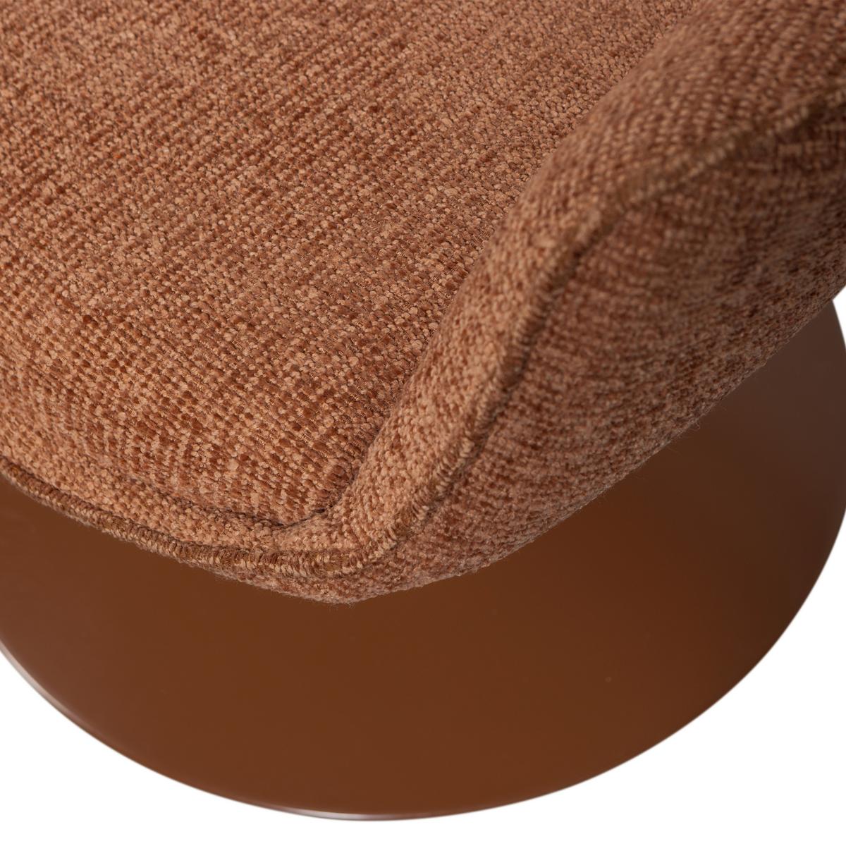 Sessel Marten Orange B: 79cm - Orange, Design, Textil/Metall (79/91/76cm) - Livetastic