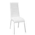 Stol Anna - bela/krom, Moderno, kovina/tekstil (43/100/59cm) - Modern Living Stol Anna - bela/krom, Moderno, kovina/tekstil (43/100/59cm) - Modern Living