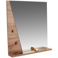Ogledalo Venedig, Barva Hrasta, 80 X 84 Cm - barve hrasta, Moderno, steklo/leseni material (80/84/12cm) - Mömax