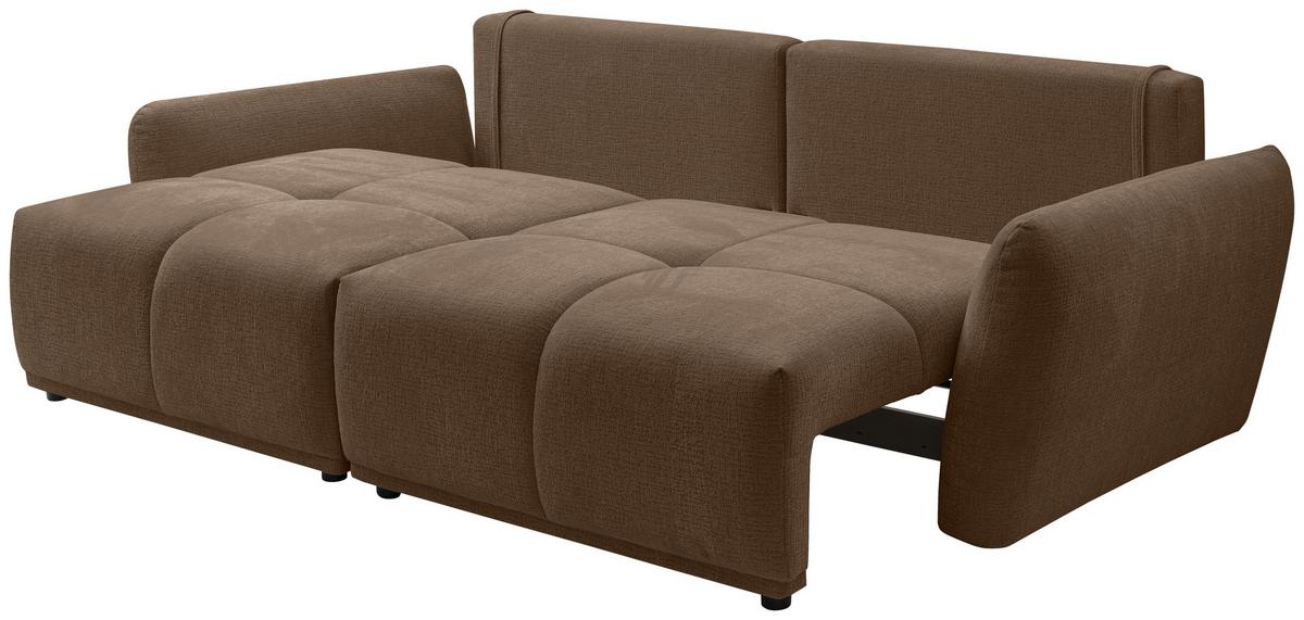 CANAPEA EXTENSIBILĂ ALIA - grej/maro, Modern, textil (254/74-94/119cm) - Premium Living