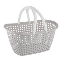 Nakupovalna Košara Anna - sivobež, Konvencionalno, tekstil (31/22/44cm) - Mömax